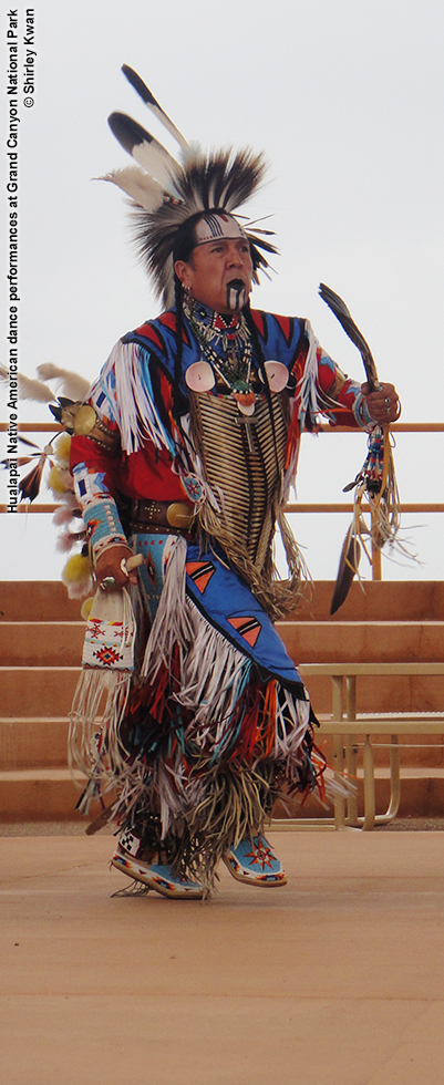 American Indian dancers at Grand Canyon National Park © Shirley Kwan